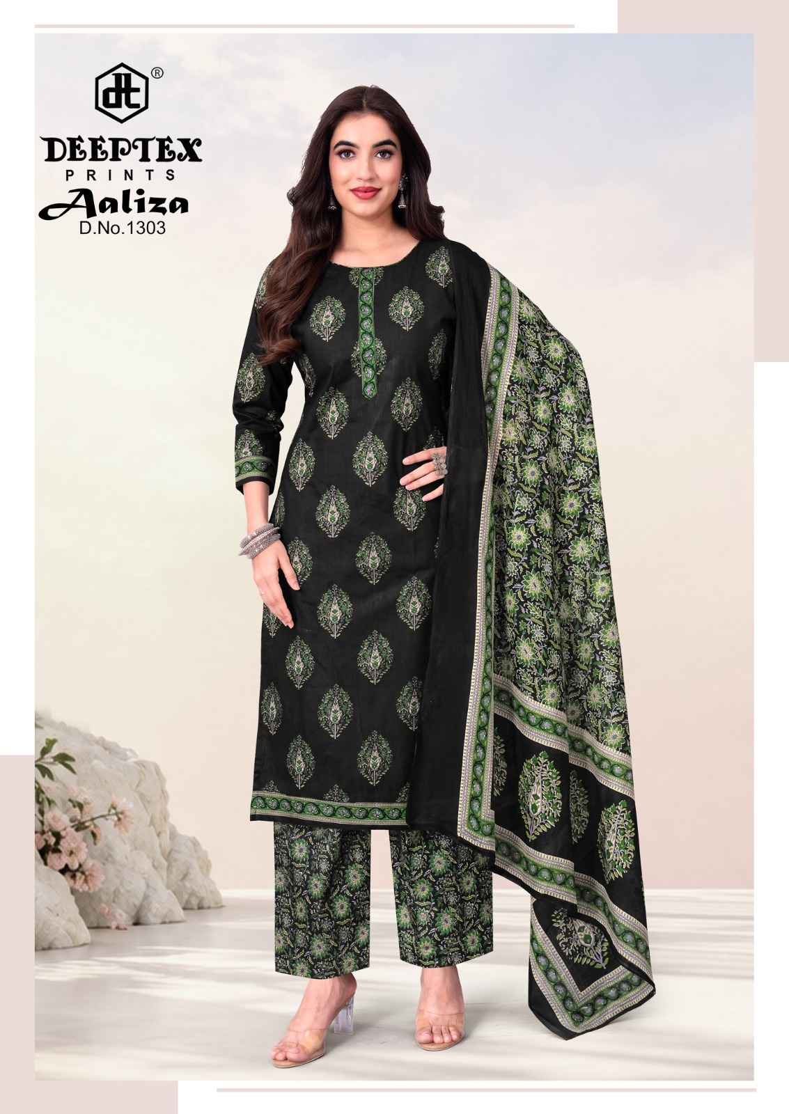 DEEPTEX AALIZA VOL-13 PURE COTTON READYMADE SUIT