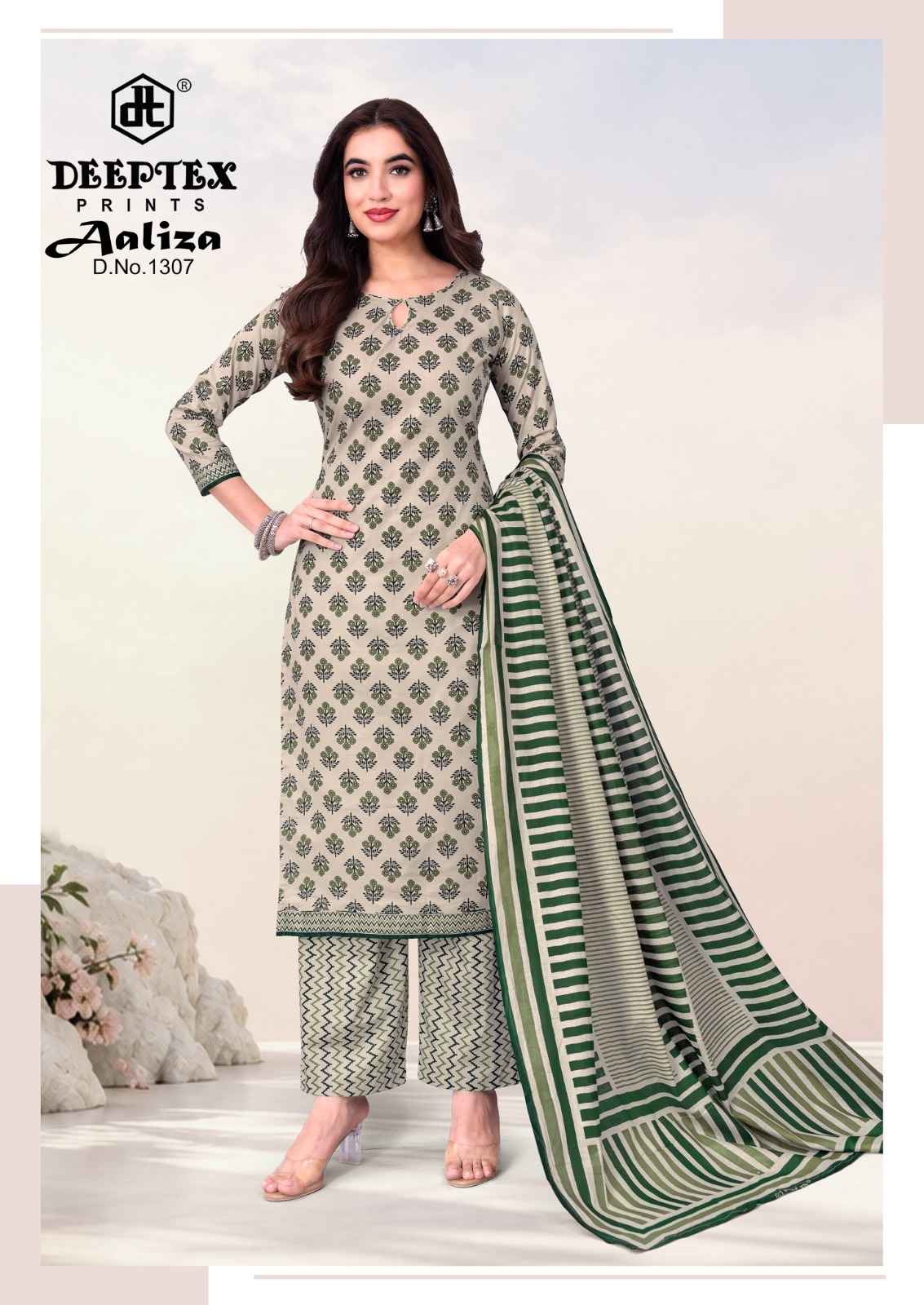 DEEPTEX AALIZA VOL-13 PURE COTTON READYMADE SUIT