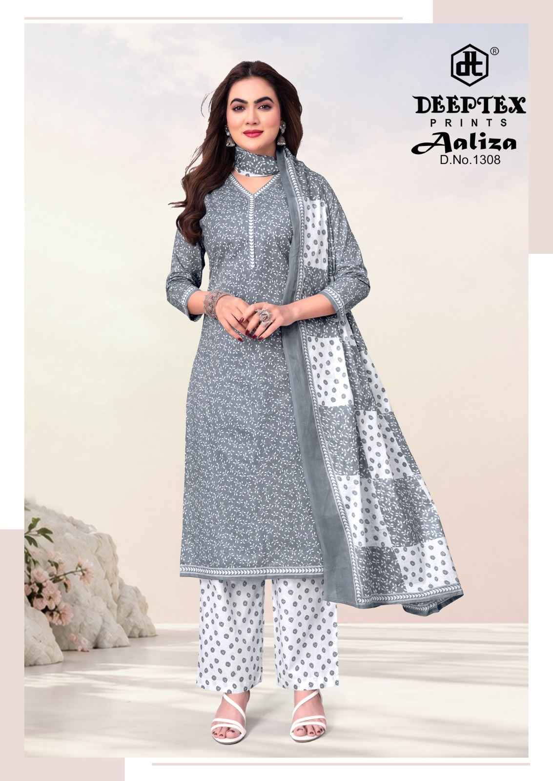 DEEPTEX AALIZA VOL-13 PURE COTTON READYMADE SUIT