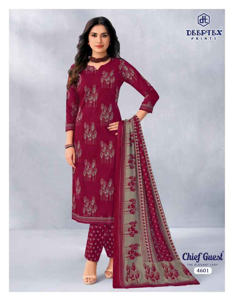 DEEPTEX CHIEF GUEST VOL-46 PURE COTTON DRESS MATERIAL
