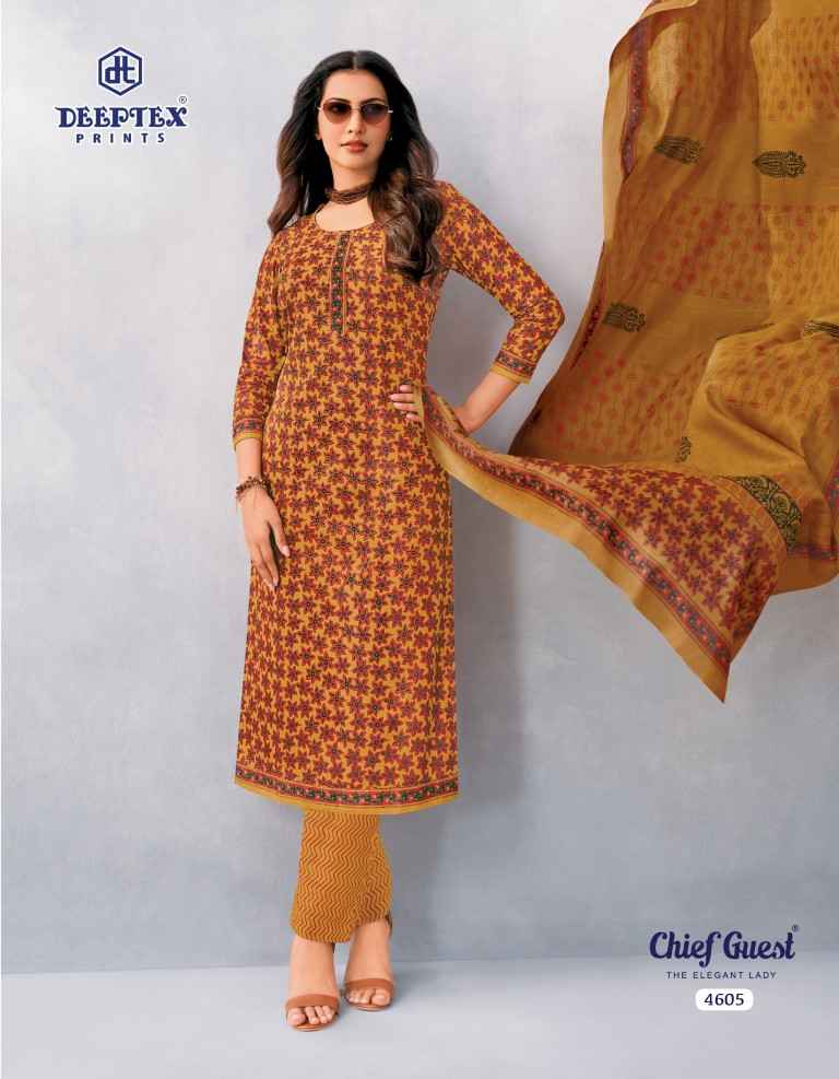 DEEPTEX CHIEF GUEST VOL-46 PURE COTTON DRESS MATERIAL