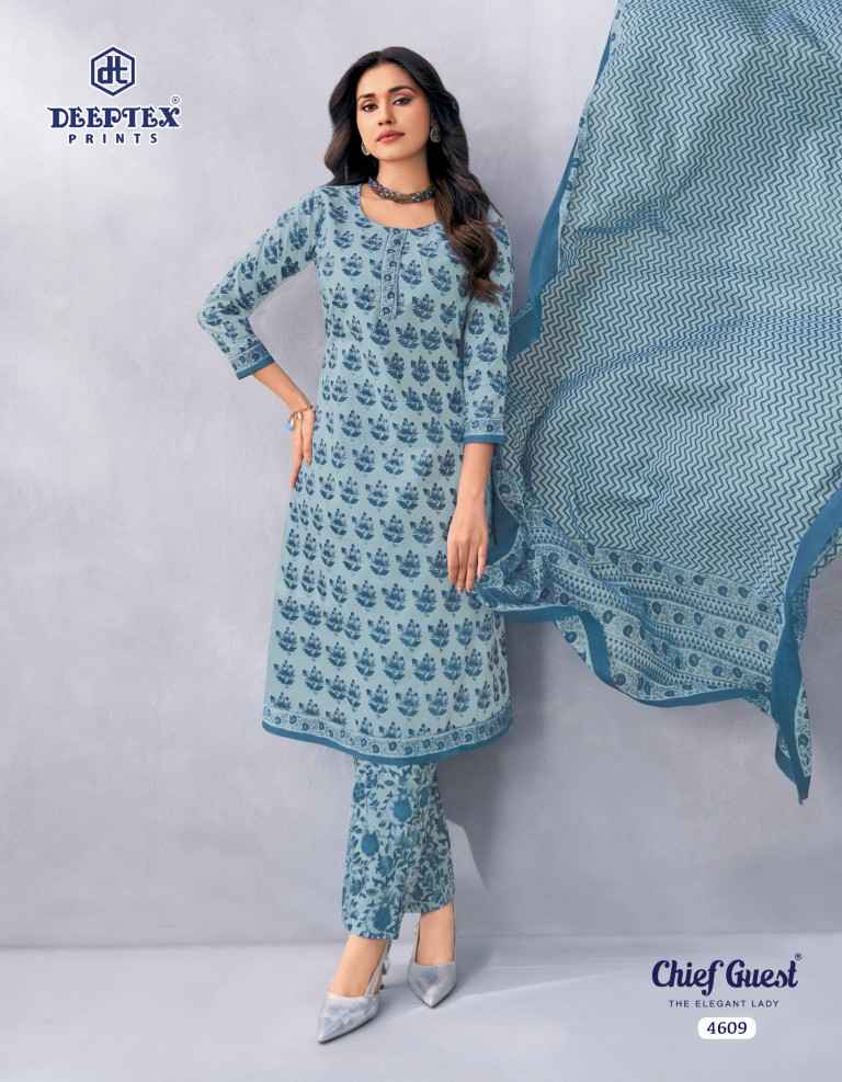 DEEPTEX CHIEF GUEST VOL-46 PURE COTTON DRESS MATERIAL