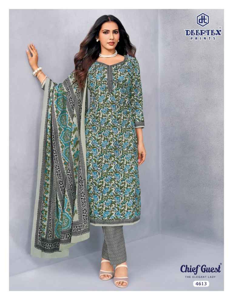 DEEPTEX CHIEF GUEST VOL-46 PURE COTTON DRESS MATERIAL