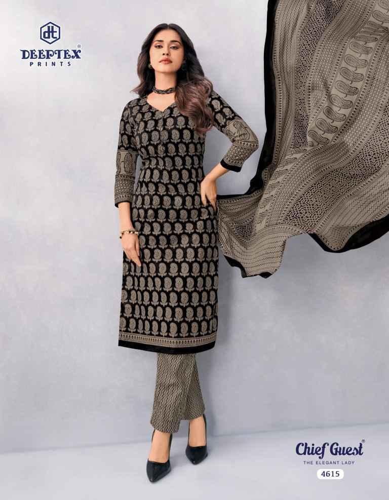 DEEPTEX CHIEF GUEST VOL-46 PURE COTTON DRESS MATERIAL