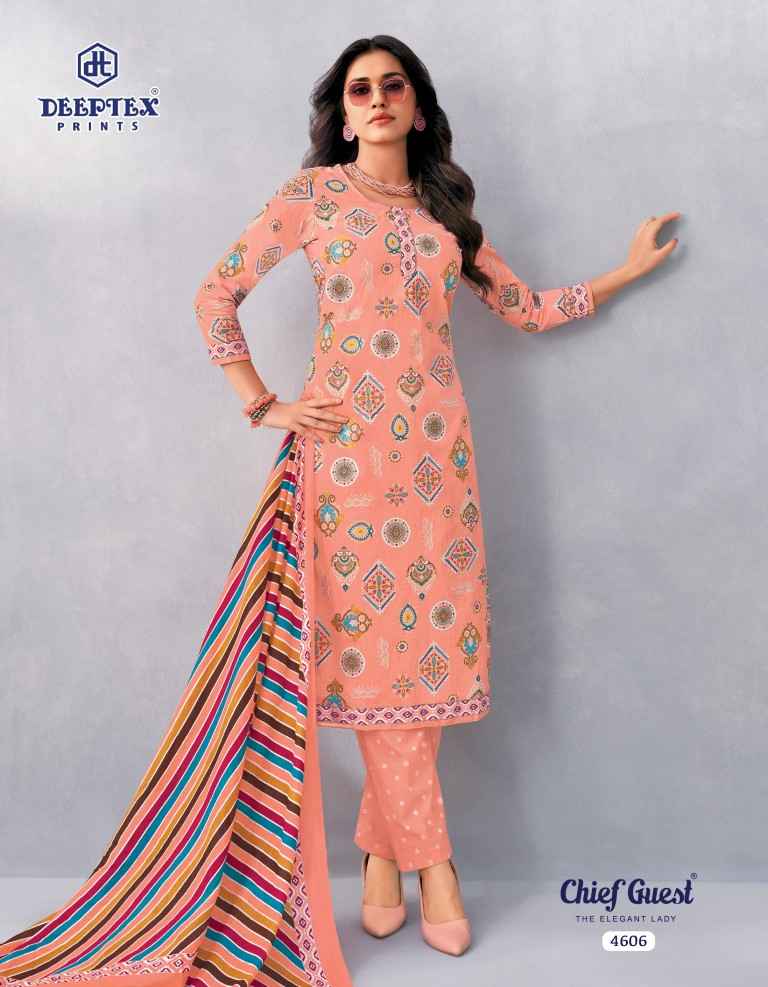 DEEPTEX CHIEF GUEST VOL-46 PURE COTTON DRESS MATERIAL