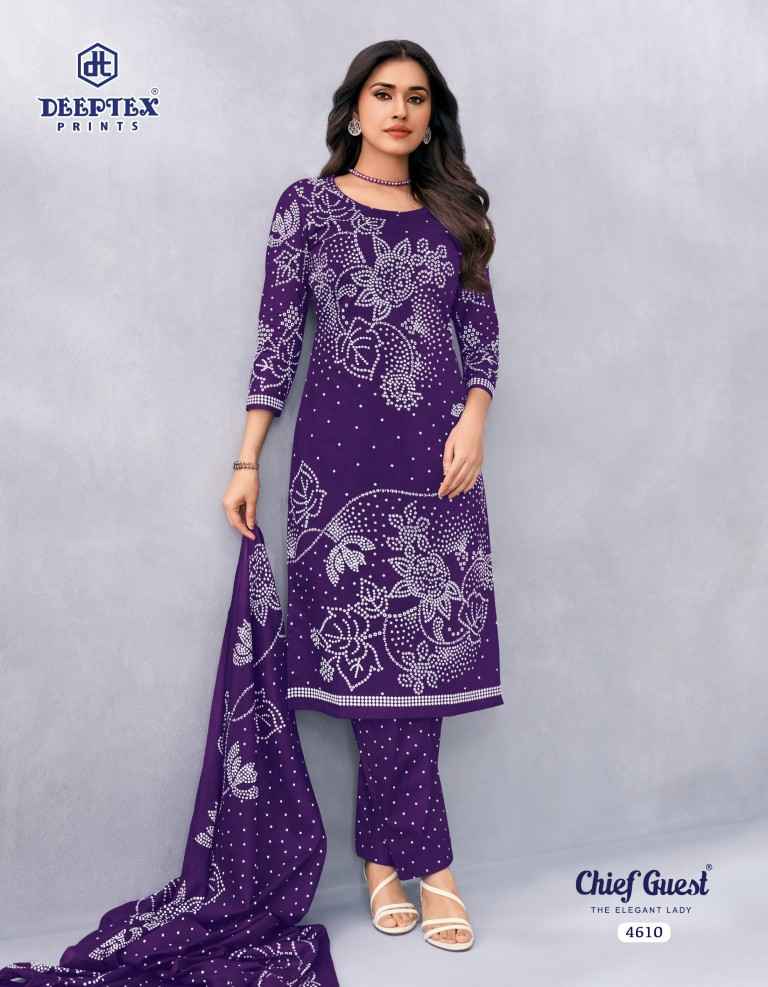 DEEPTEX CHIEF GUEST VOL-46 PURE COTTON DRESS MATERIAL