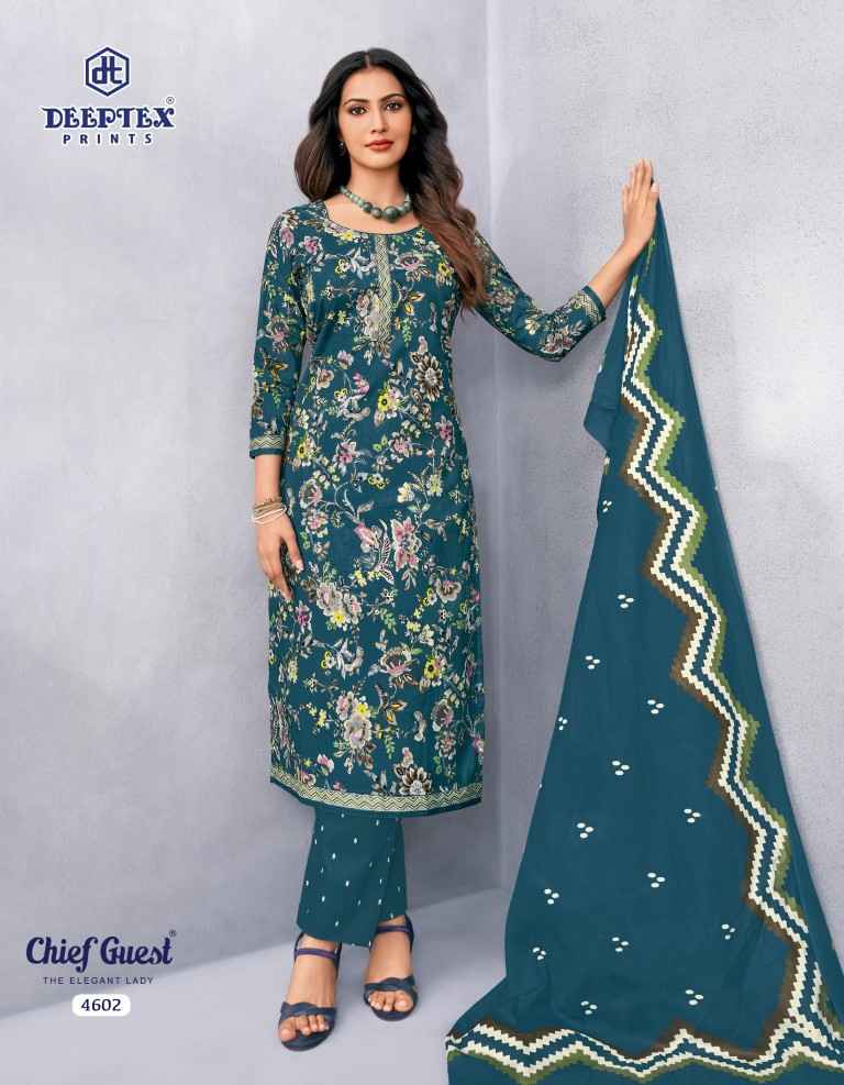 DEEPTEX CHIEF GUEST VOL-46 PURE COTTON DRESS MATERIAL