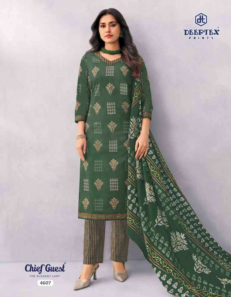 DEEPTEX CHIEF GUEST VOL-46 PURE COTTON DRESS MATERIAL