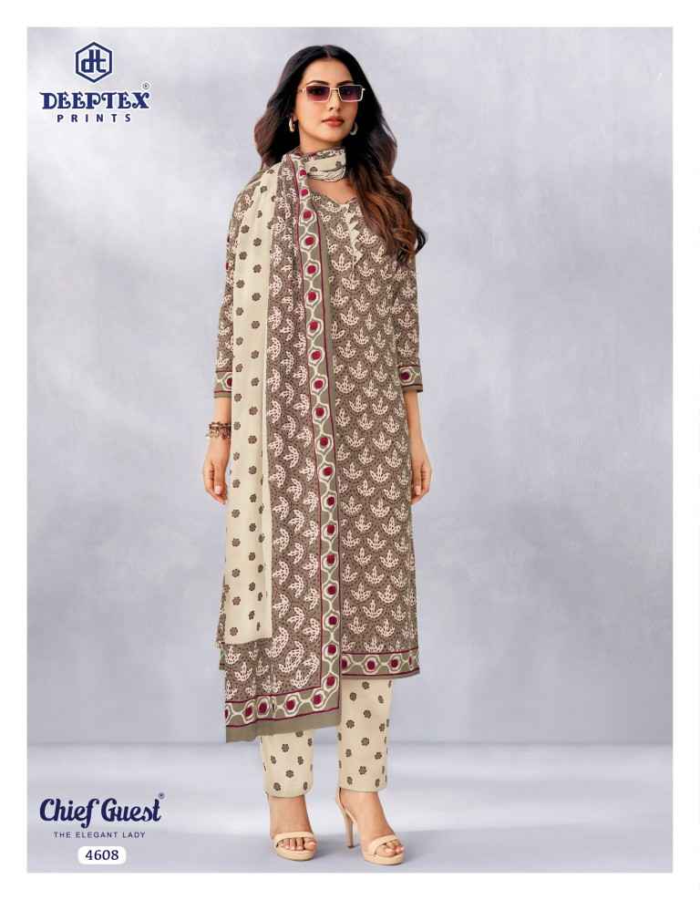 DEEPTEX CHIEF GUEST VOL-46 PURE COTTON DRESS MATERIAL