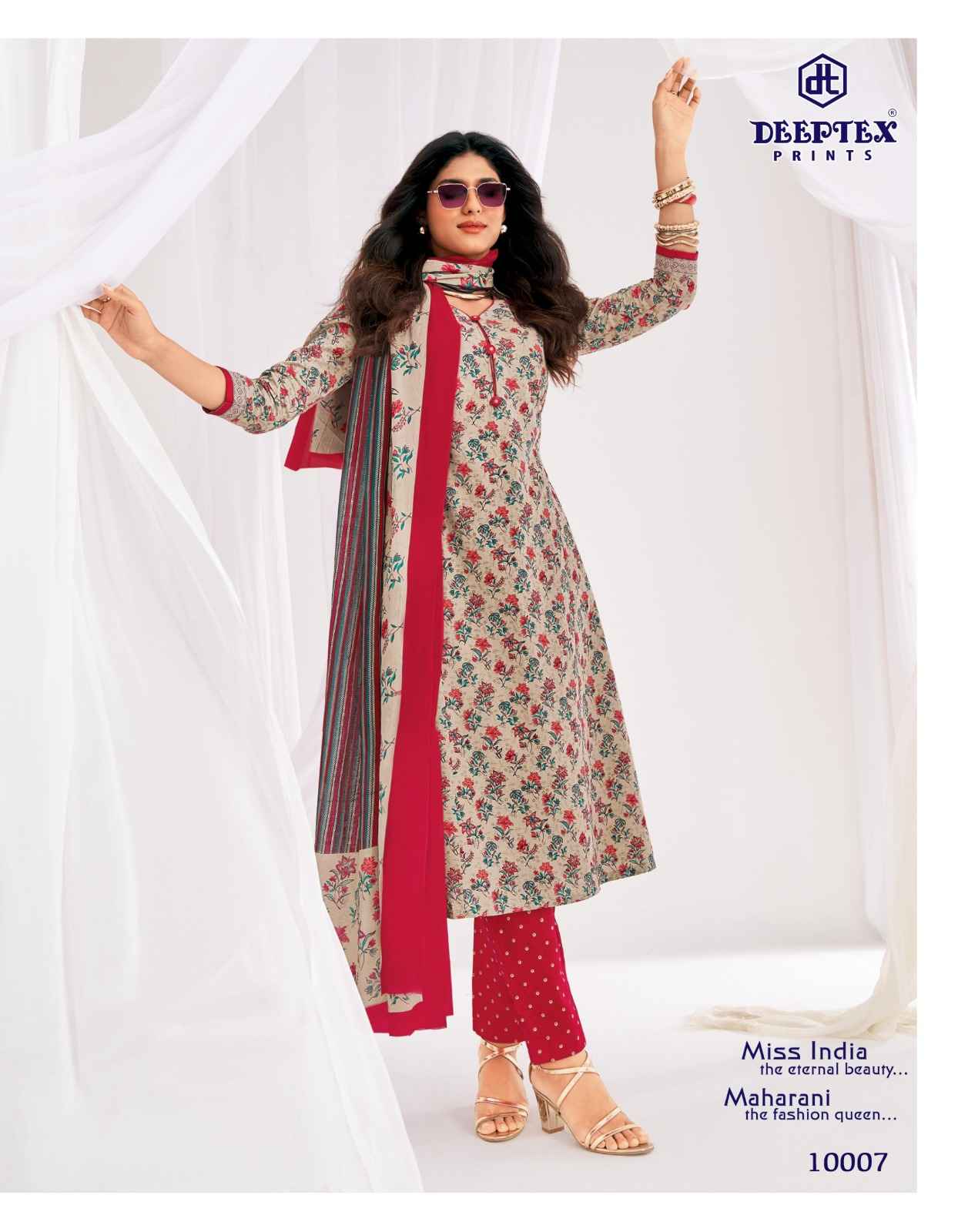 DEEPTEX MISS INDIA VOL-100 PURE COTTON DRESS MATERIAL