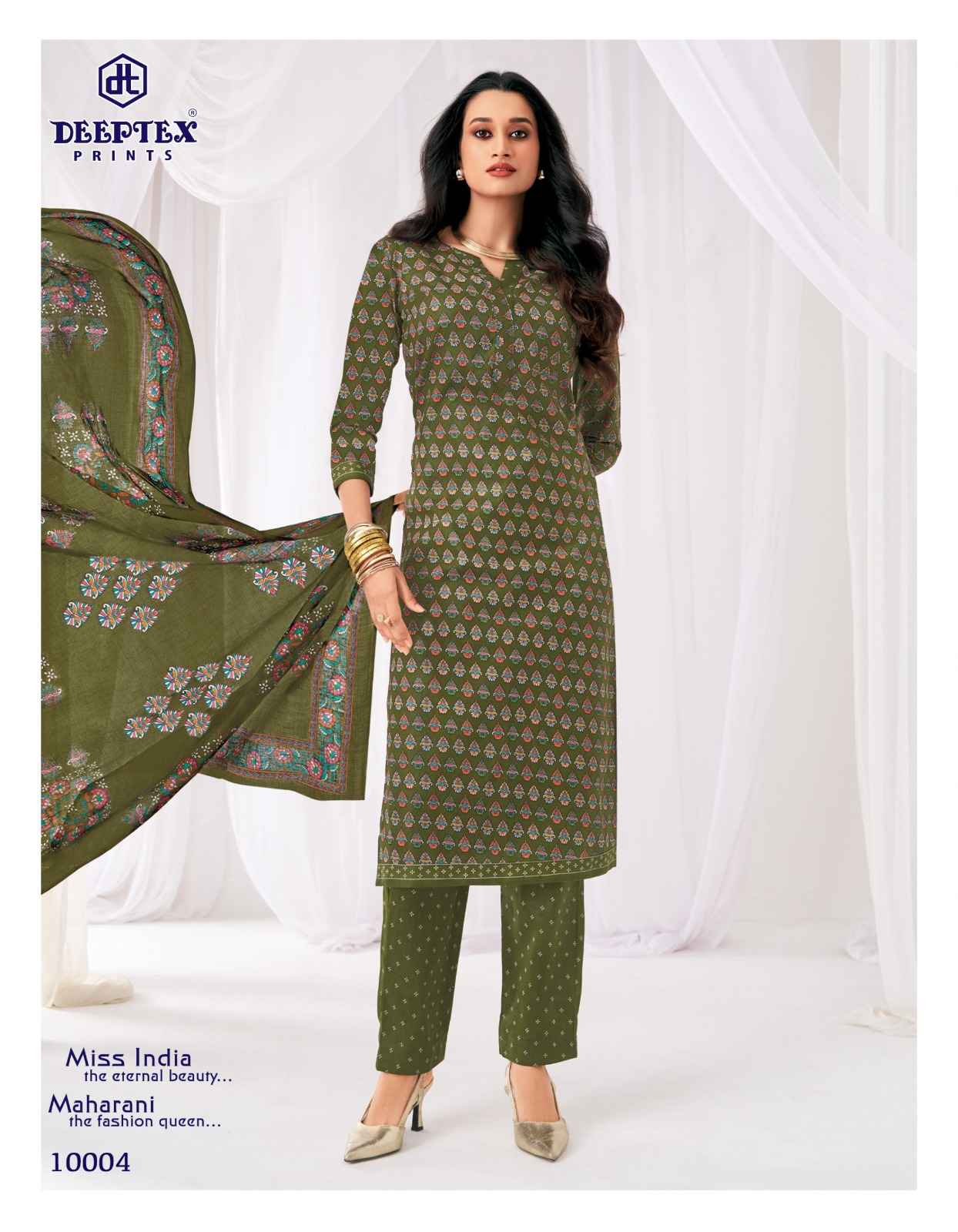 DEEPTEX MISS INDIA VOL-100 PURE COTTON DRESS MATERIAL