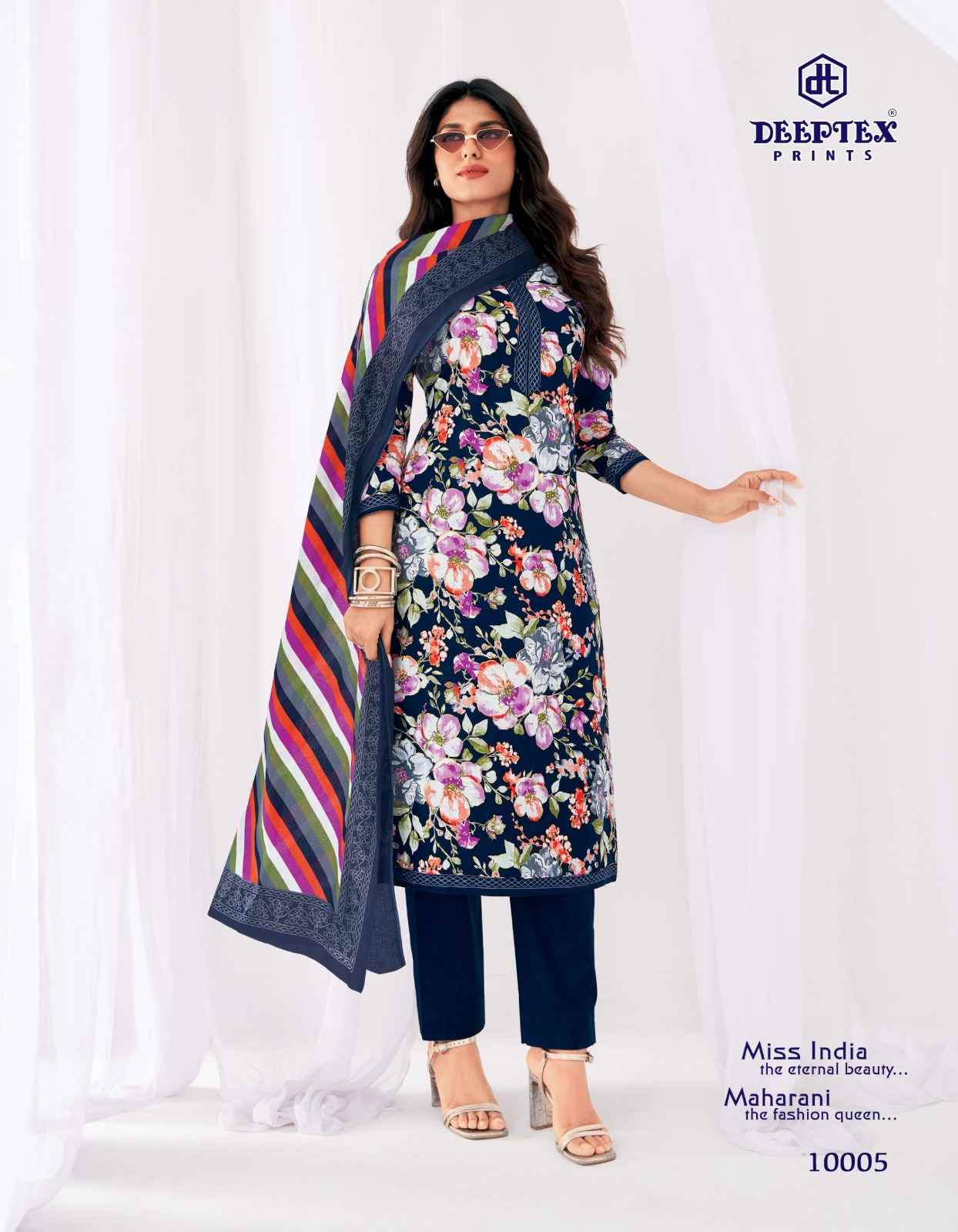 DEEPTEX MISS INDIA VOL-100 PURE COTTON DRESS MATERIAL