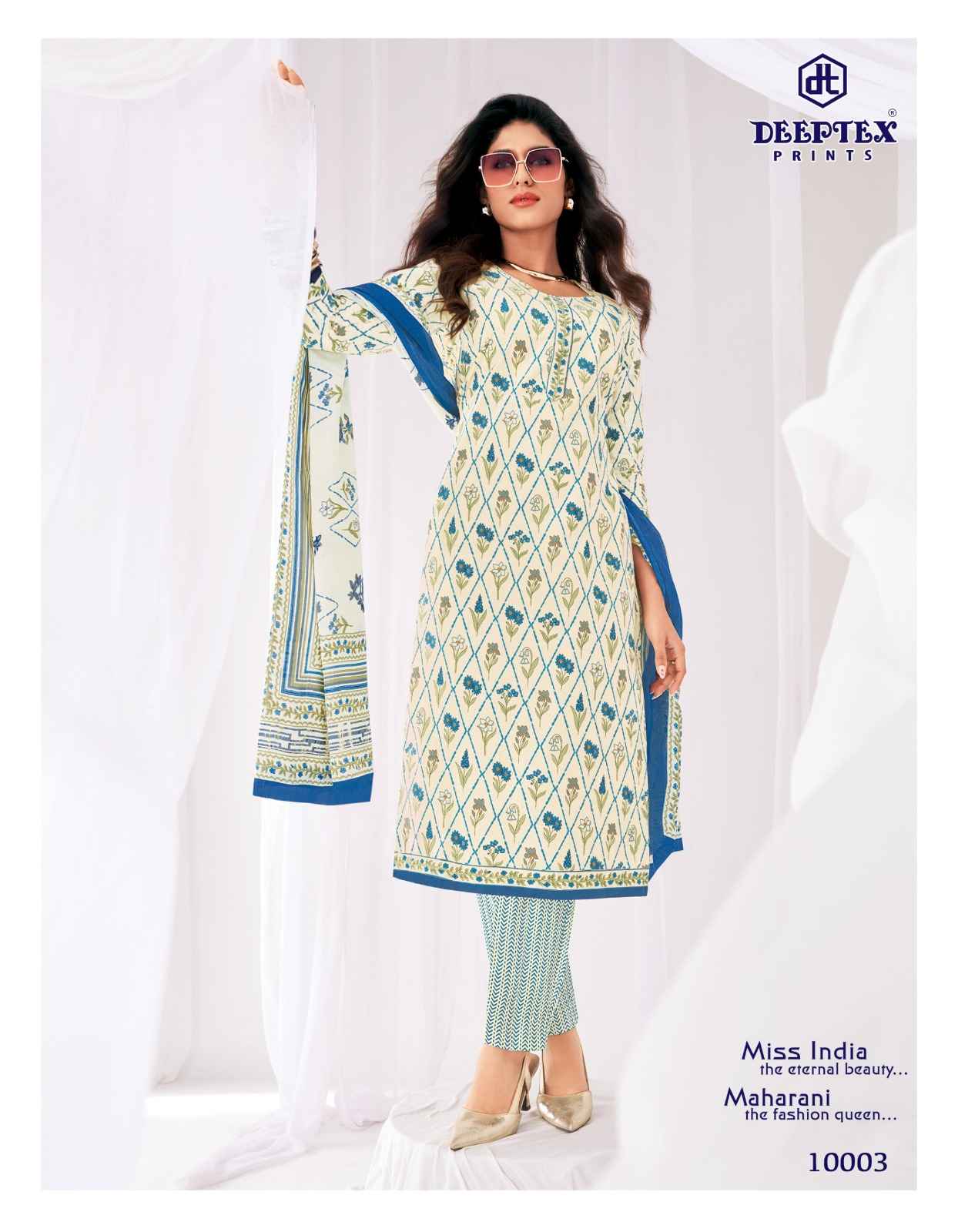 DEEPTEX MISS INDIA VOL-100 PURE COTTON DRESS MATERIAL
