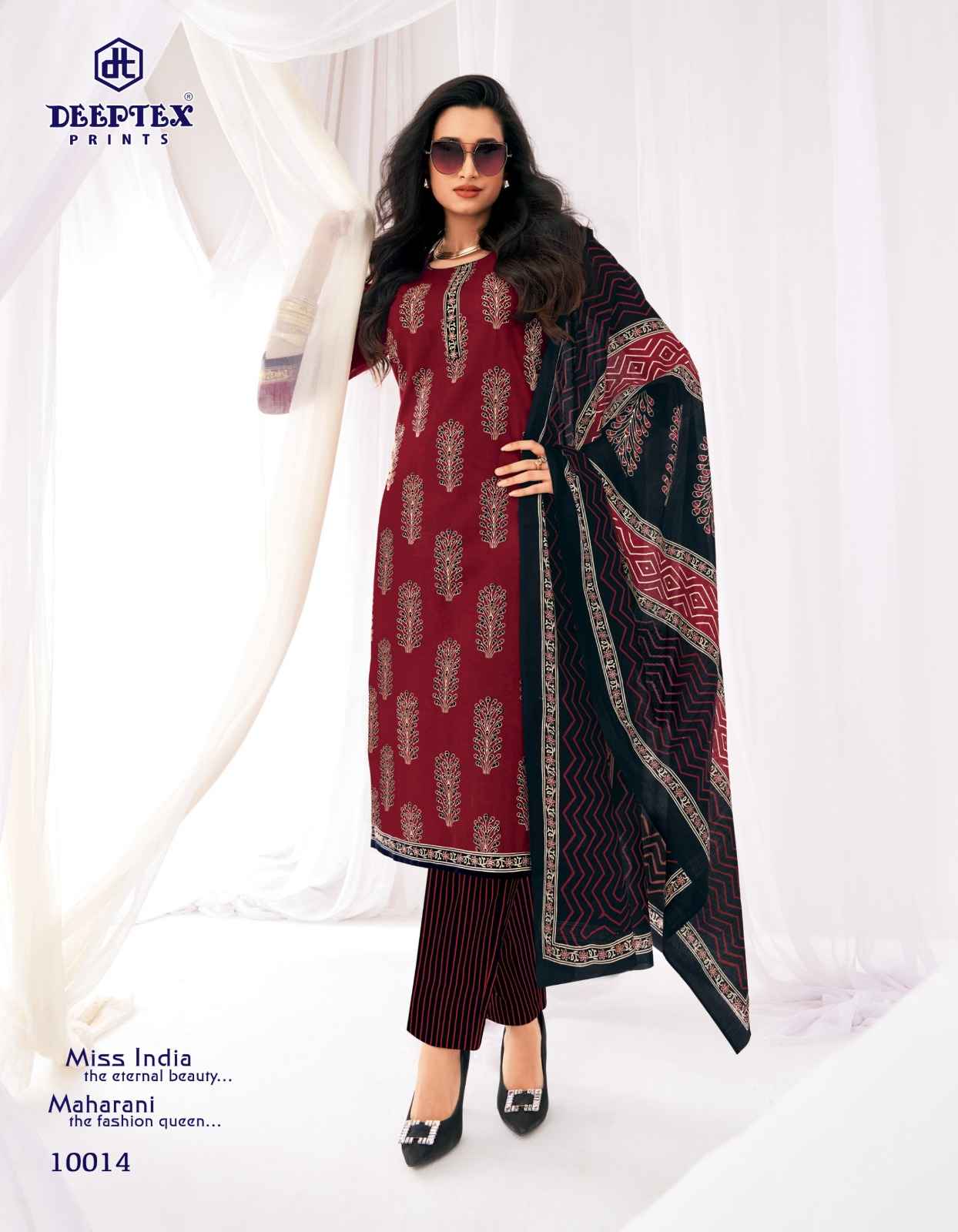 DEEPTEX MISS INDIA VOL-100 PURE COTTON DRESS MATERIAL