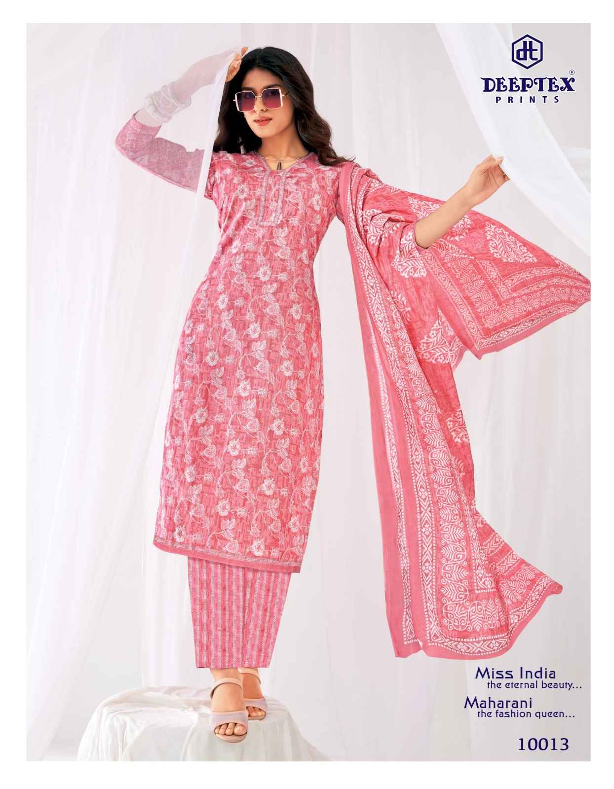 DEEPTEX MISS INDIA VOL-100 PURE COTTON DRESS MATERIAL