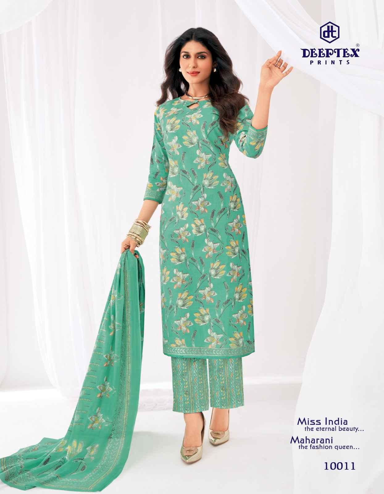 DEEPTEX MISS INDIA VOL-100 PURE COTTON DRESS MATERIAL