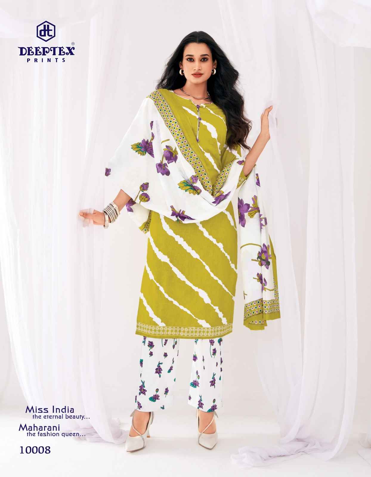 DEEPTEX MISS INDIA VOL-100 PURE COTTON DRESS MATERIAL