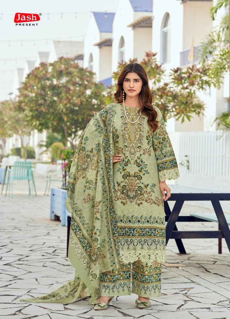 JASH BELLISHA VOL-19 PURE COTTON PAKISTANI PRINT DRESS MATERIAL
