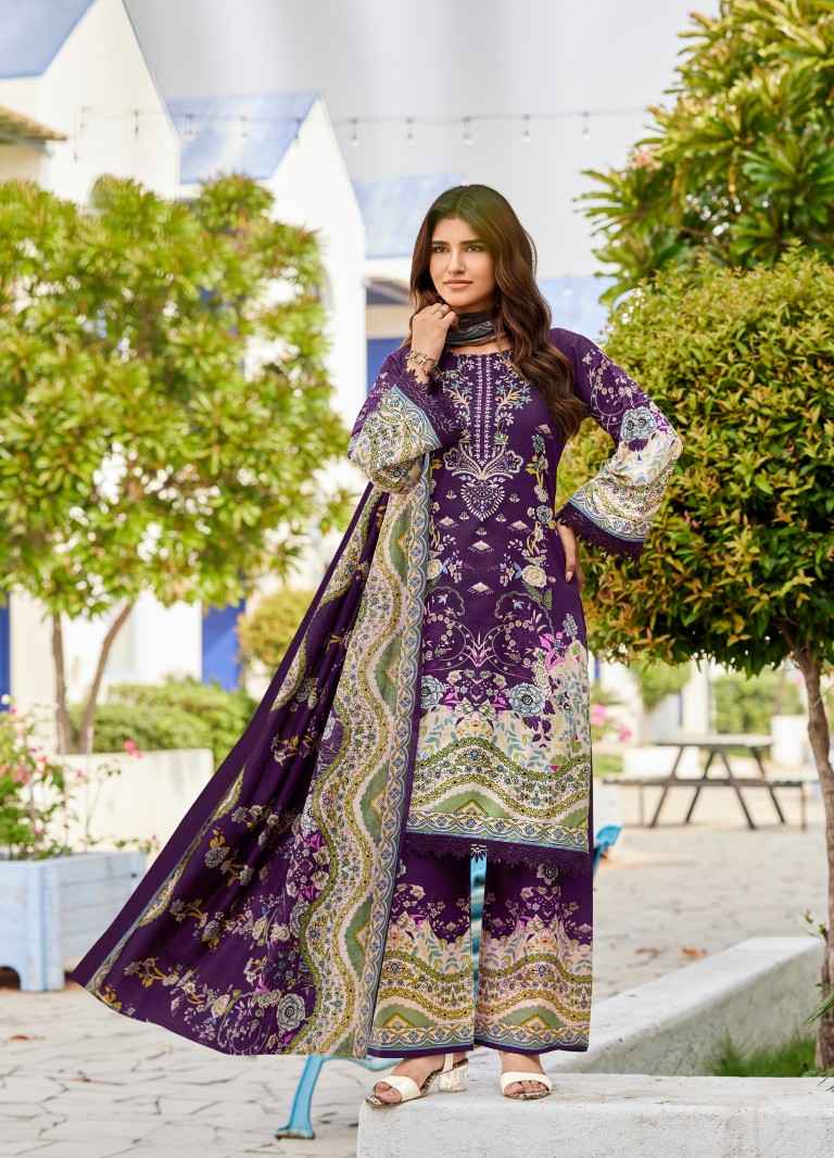 JASH BELLISHA VOL-19 PURE COTTON PAKISTANI PRINT DRESS MATERIAL