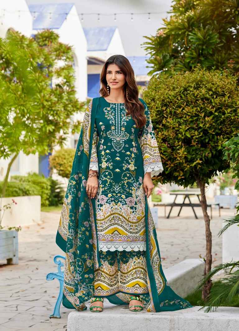 JASH BELLISHA VOL-19 PURE COTTON PAKISTANI PRINT DRESS MATERIAL