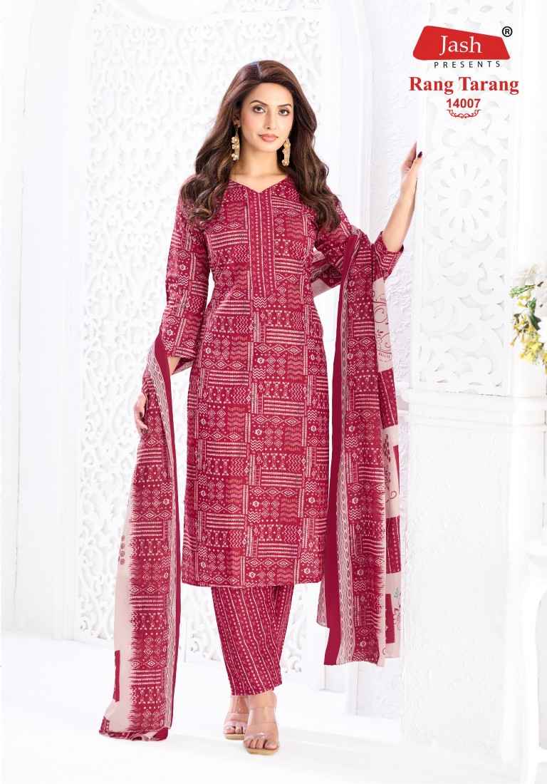 JASH RANG TARANG VOL-14 COTTON PRINTED DRESS MATERIAL