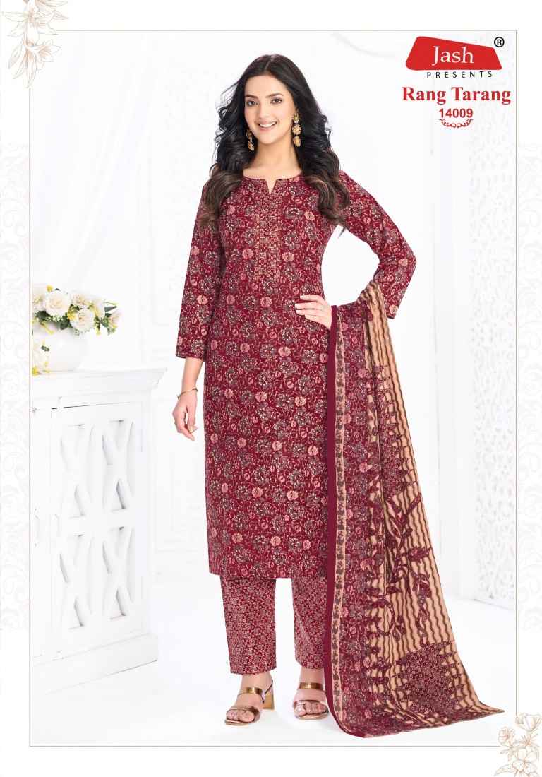 JASH RANG TARANG VOL-14 COTTON PRINTED DRESS MATERIAL