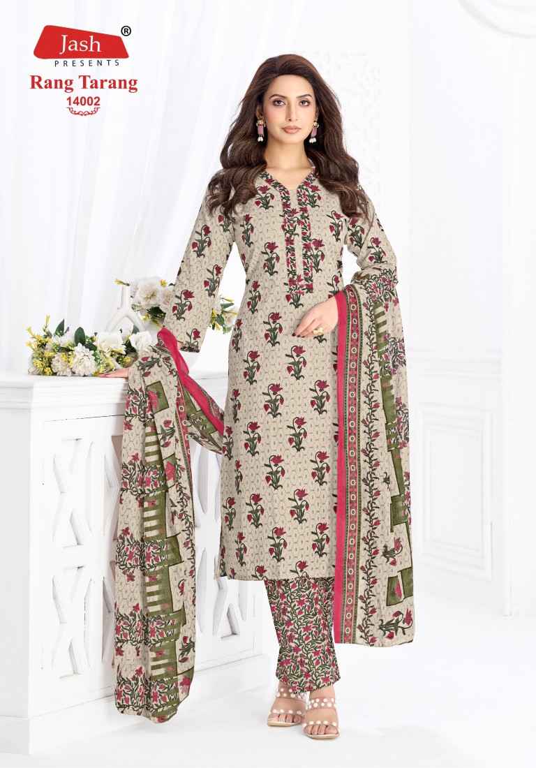 JASH RANG TARANG VOL-14 COTTON PRINTED DRESS MATERIAL