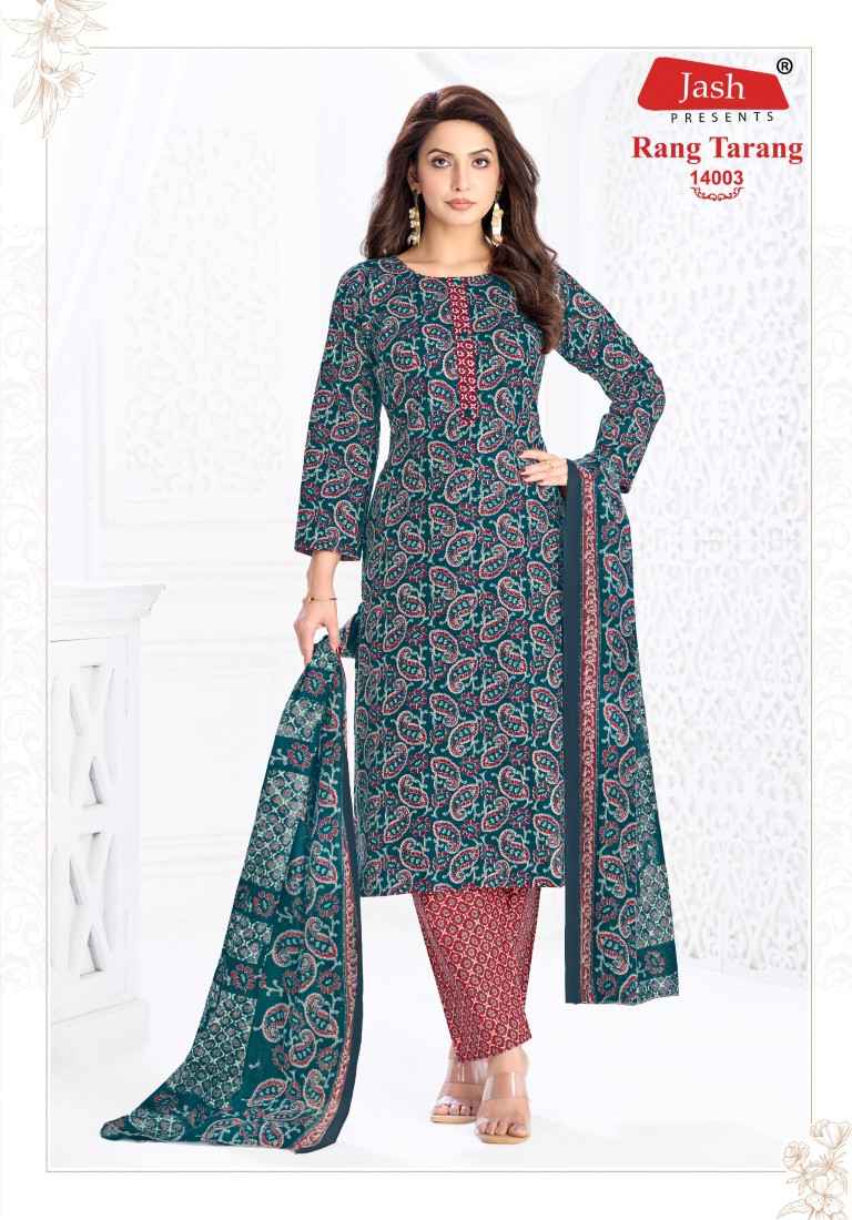 JASH RANG TARANG VOL-14 COTTON PRINTED DRESS MATERIAL