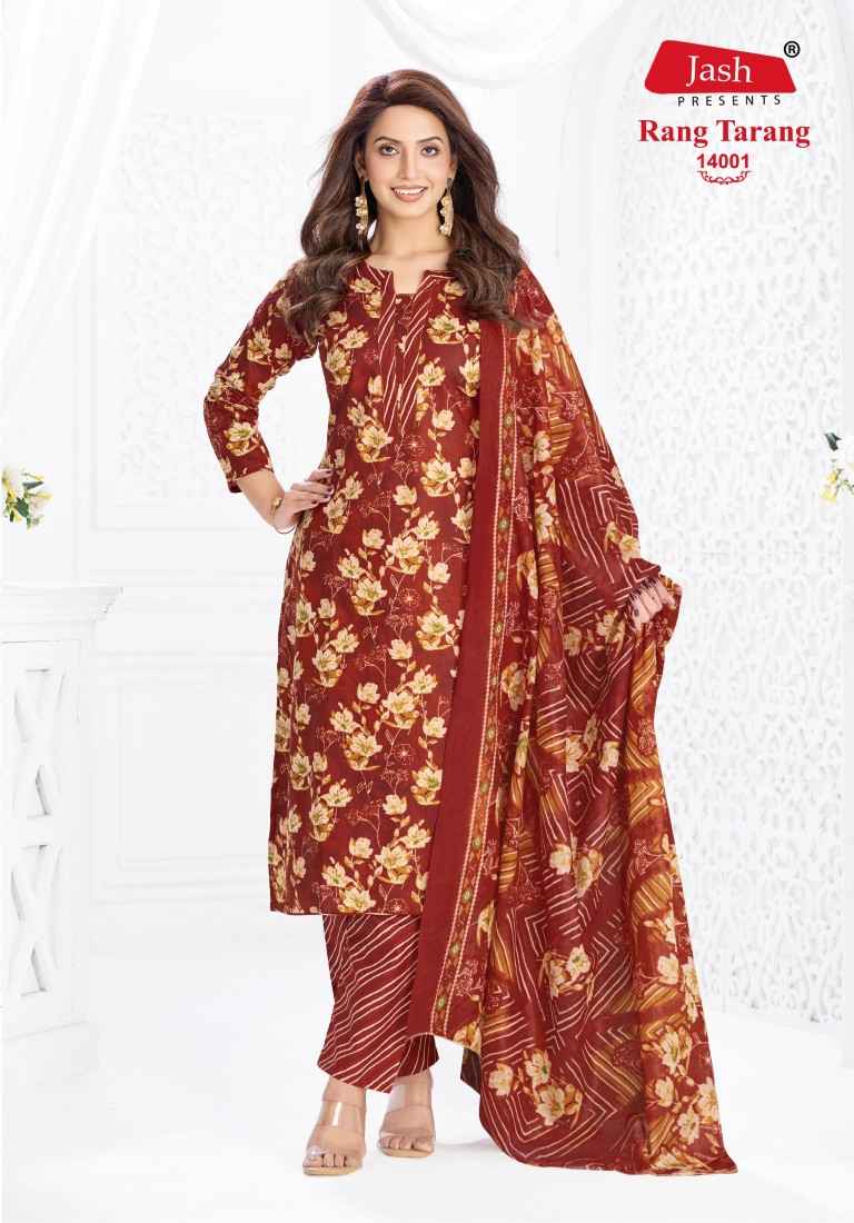 JASH RANG TARANG VOL-14 COTTON PRINTED DRESS MATERIAL