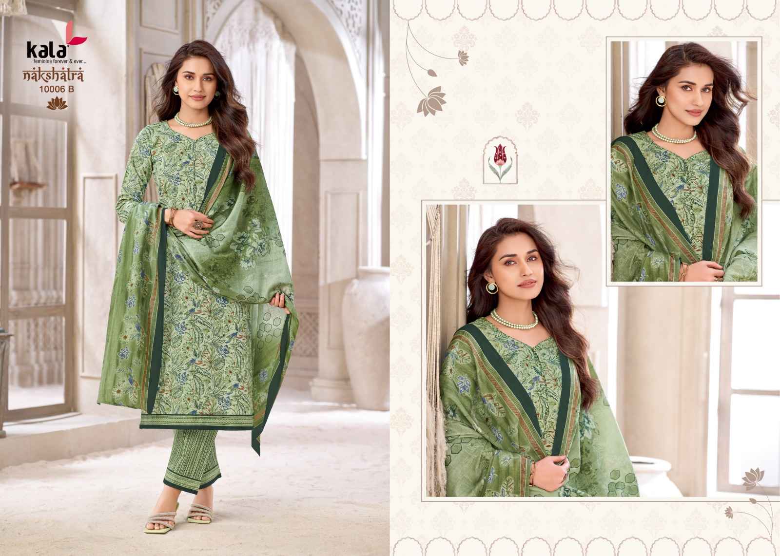 KALA NAKSHATRA VOL-6 PURE COTTON PRINTED DRESS MATERIAL 