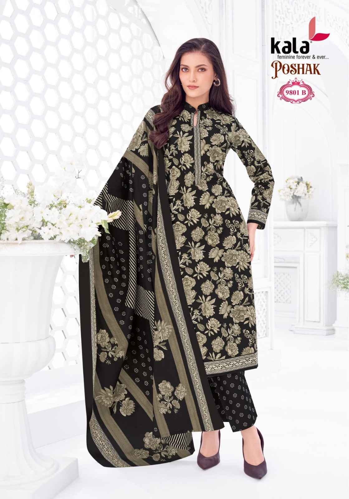 KALA POSHAK VOL-5 PURE COTTON PRINTED DRESS MATERIAL 