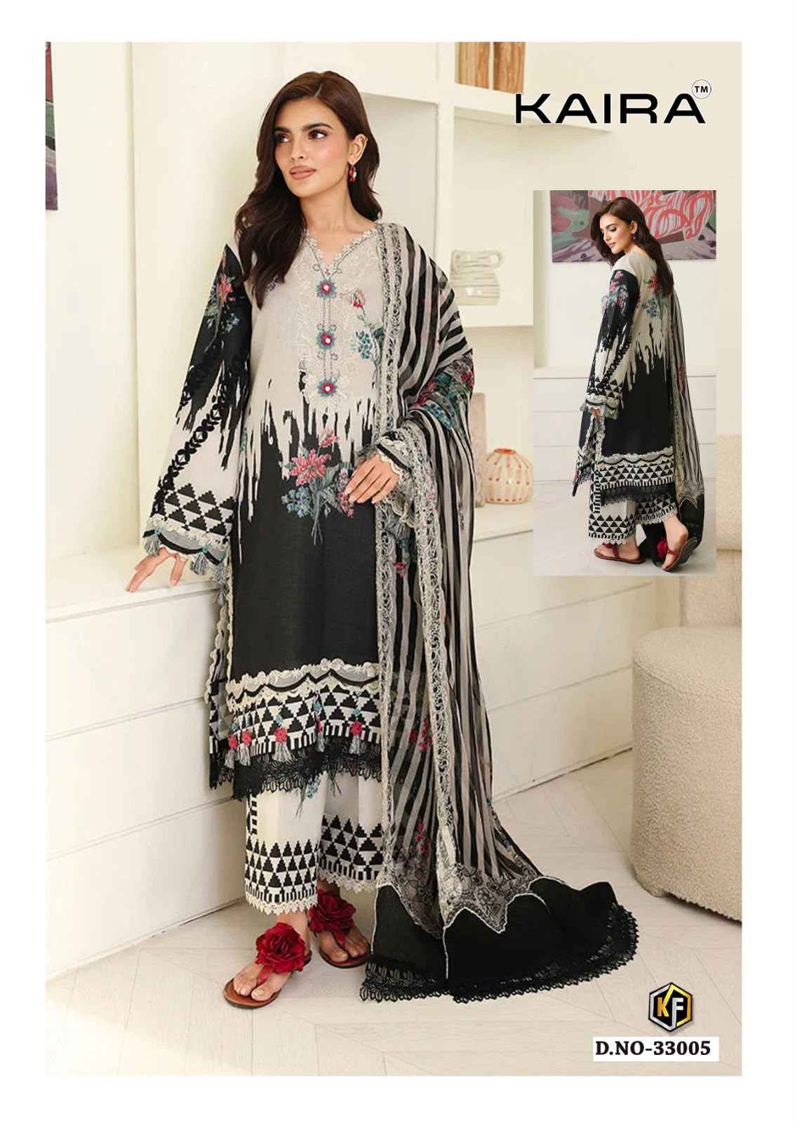 KEVAL FAB KAIRA VOL-33 HEAVY LAWN COTTON PRINTED DRESS MATERIAL