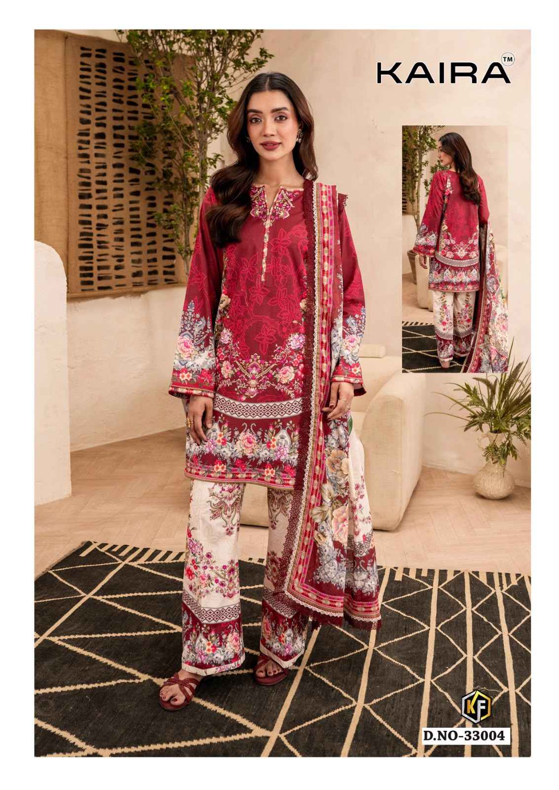 KEVAL FAB KAIRA VOL-33 HEAVY LAWN COTTON PRINTED DRESS MATERIAL