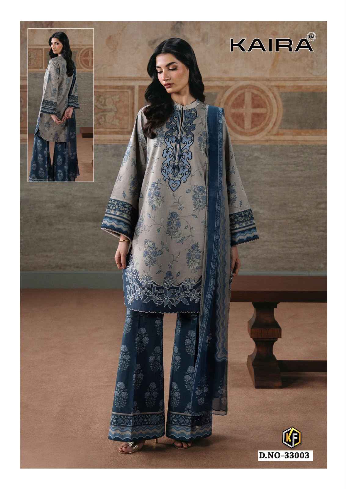 KEVAL FAB KAIRA VOL-33 HEAVY LAWN COTTON PRINTED DRESS MATERIAL