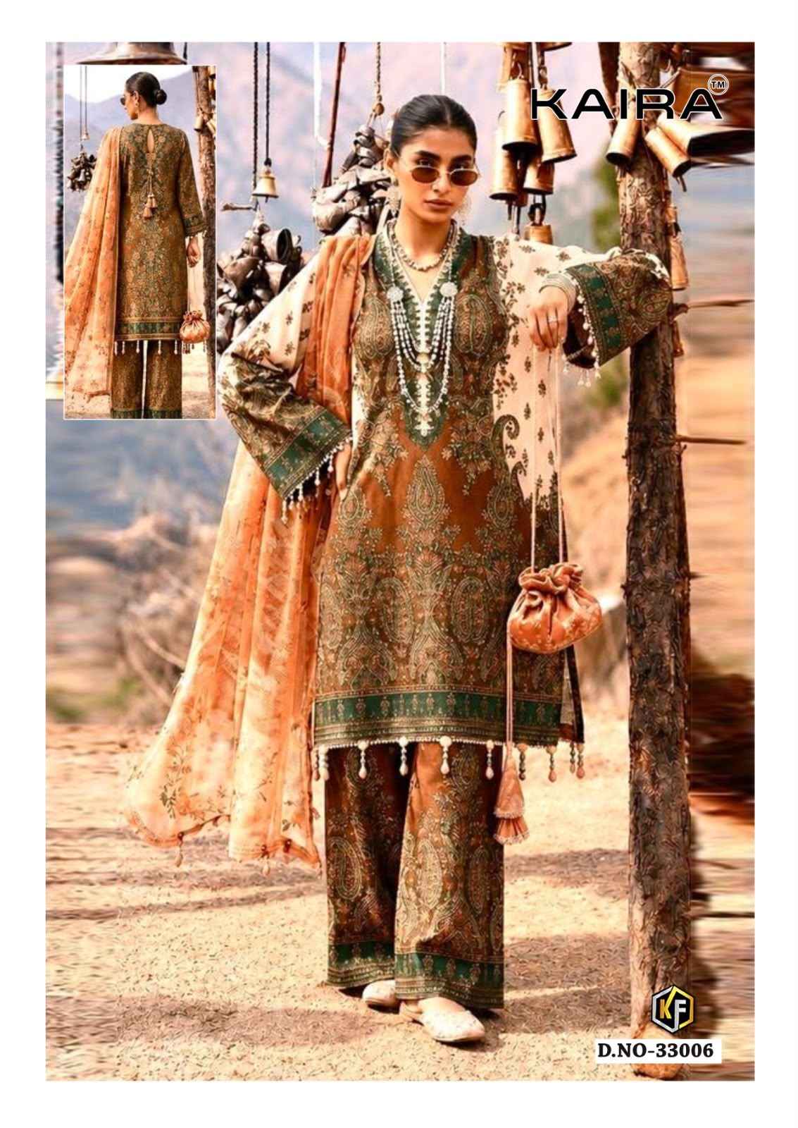 KEVAL FAB KAIRA VOL-33 HEAVY LAWN COTTON PRINTED DRESS MATERIAL