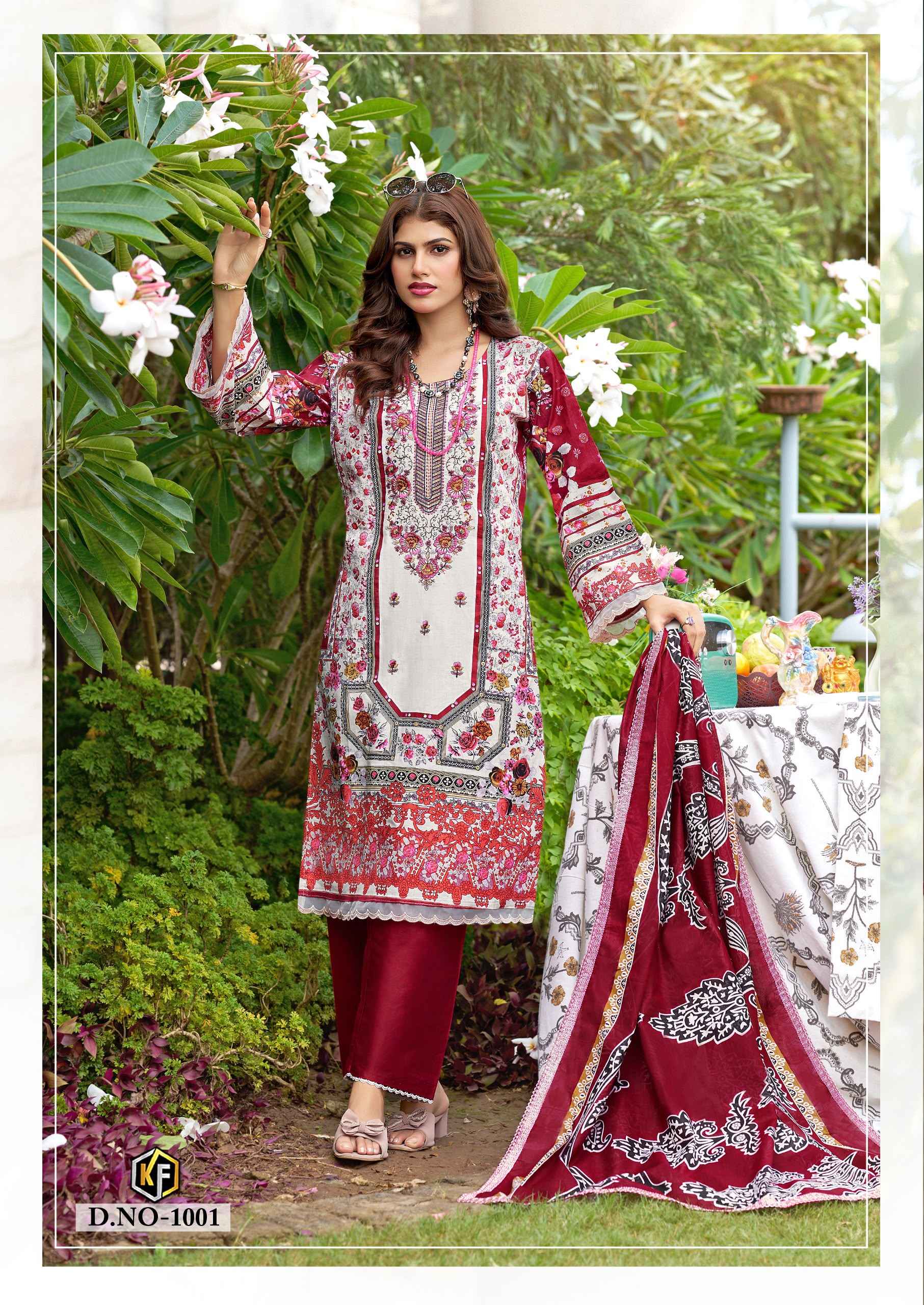 KEVAL FAB NAZNIN PREMIUM COTTON DRESS MATERIAL