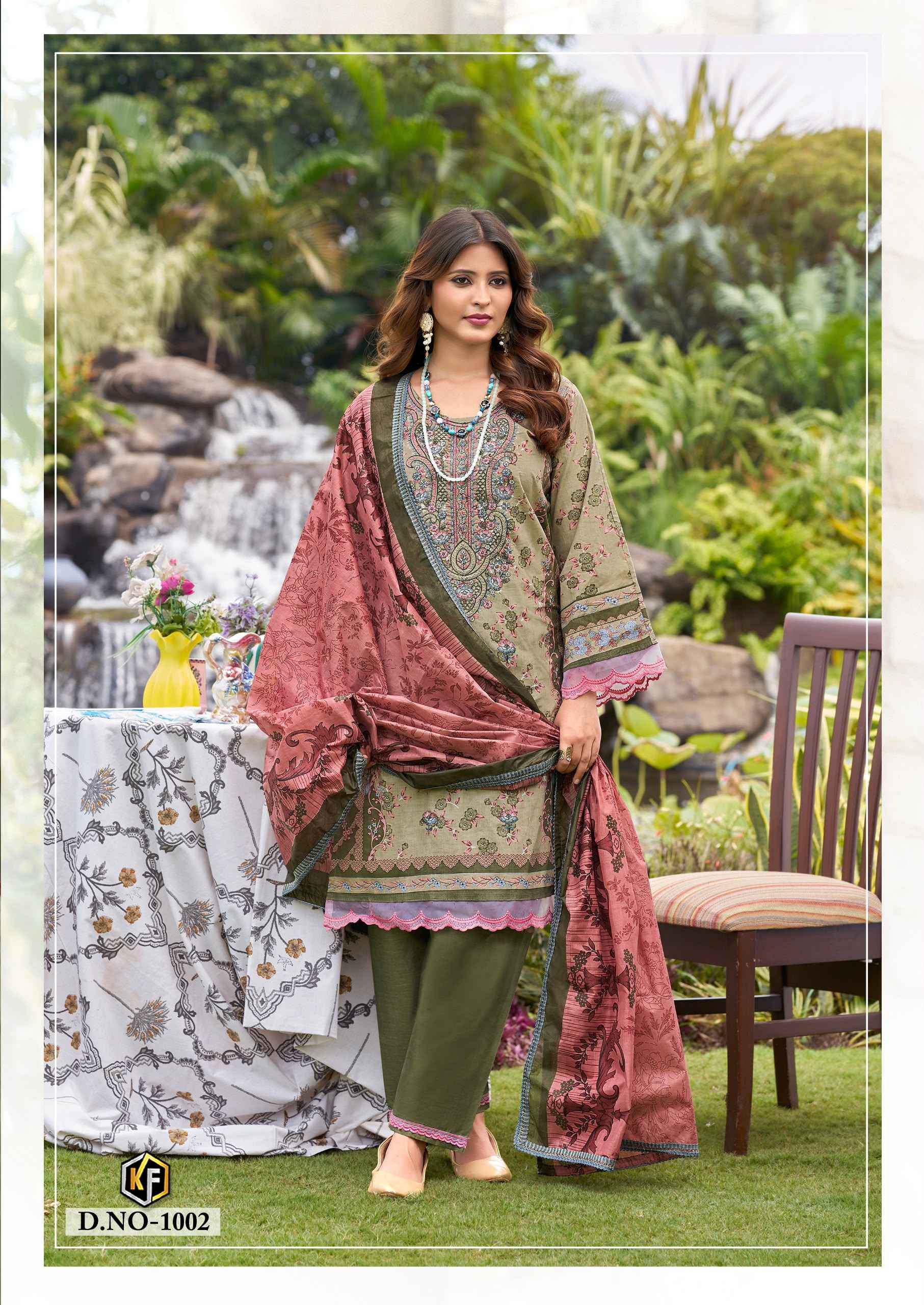KEVAL FAB NAZNIN PREMIUM COTTON DRESS MATERIAL