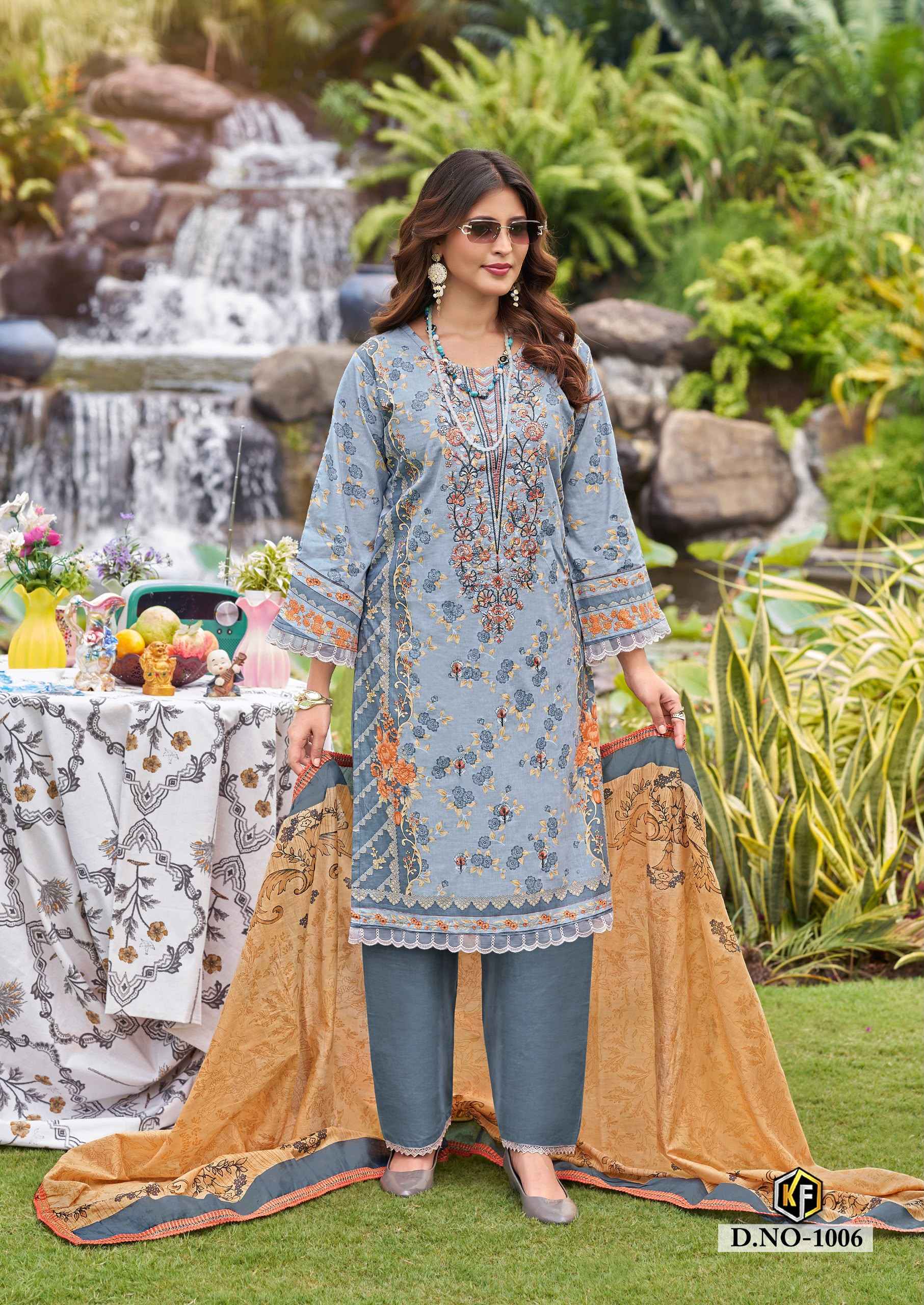 KEVAL FAB NAZNIN PREMIUM COTTON DRESS MATERIAL