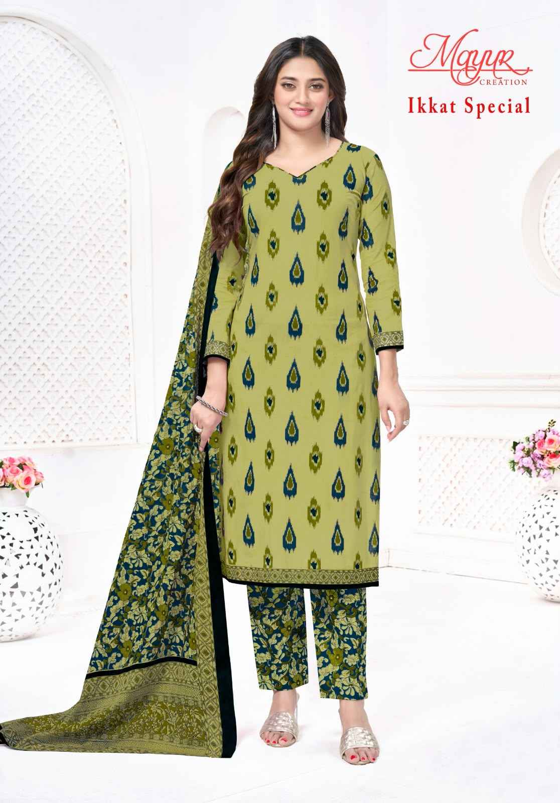 MAYUR IKKAT VOL-25 COTTON PRINTED DRESS MATERIAL