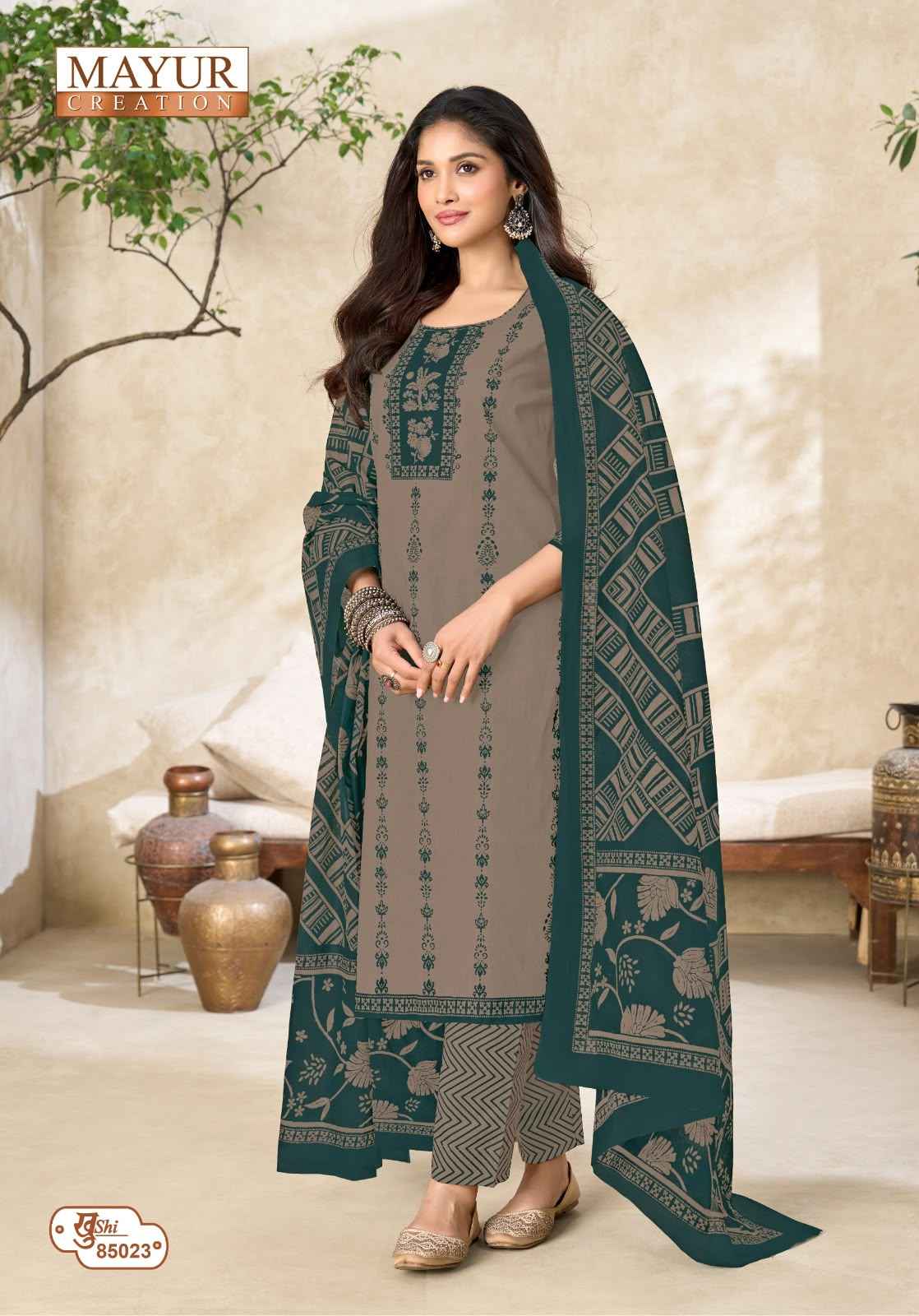 MAYUR KHUSHI VOL-85 PURE COTTON PRINTED DRESS MATERIAL