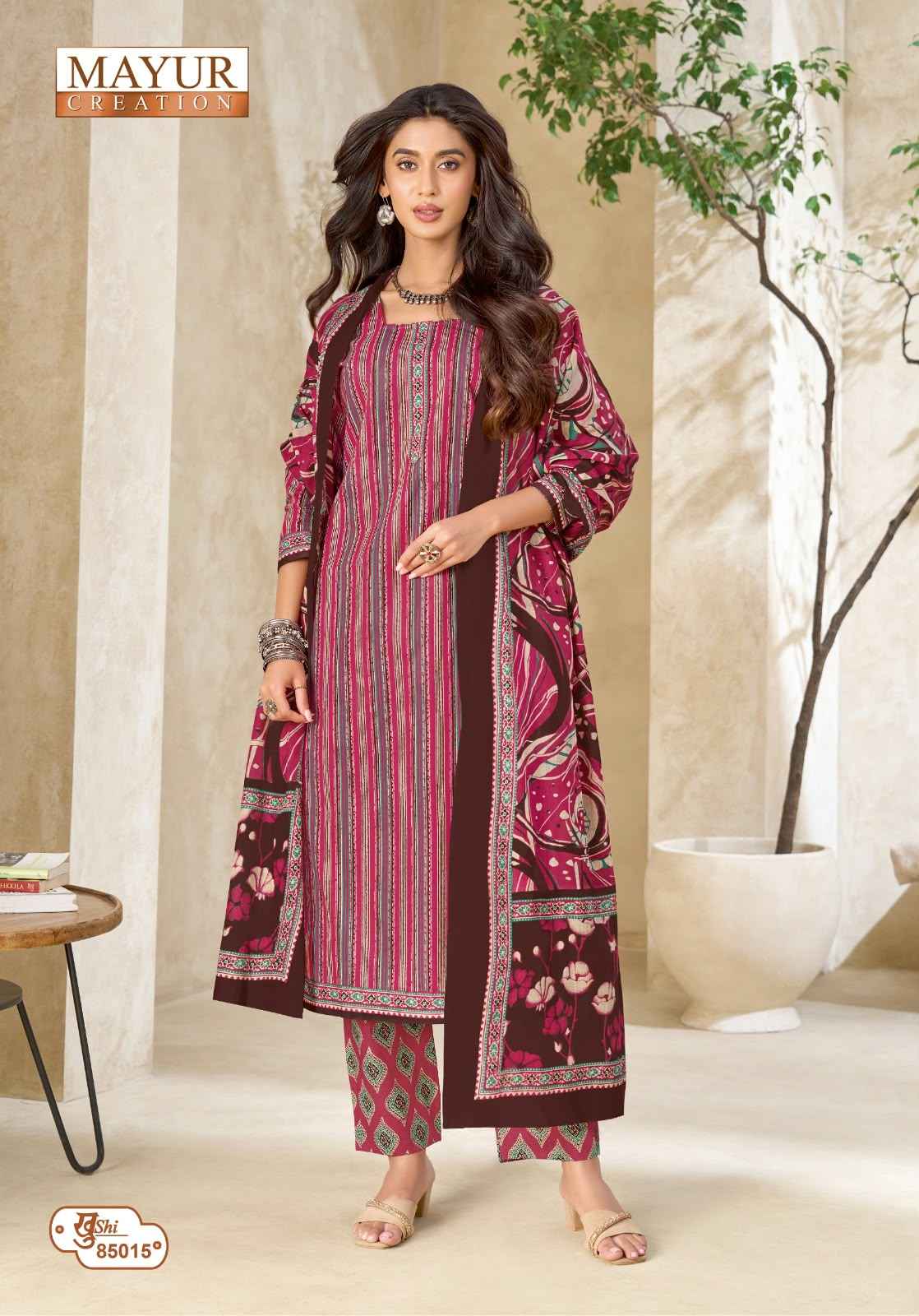 MAYUR KHUSHI VOL-85 PURE COTTON PRINTED DRESS MATERIAL