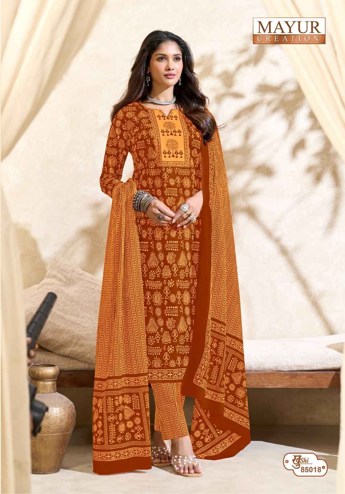 MAYUR KHUSHI VOL-85 PURE COTTON PRINTED DRESS MATERIAL