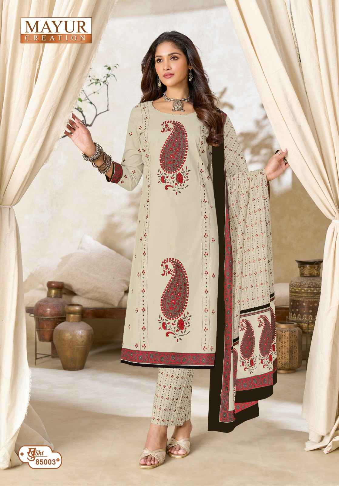 MAYUR KHUSHI VOL-85 PURE COTTON PRINTED DRESS MATERIAL