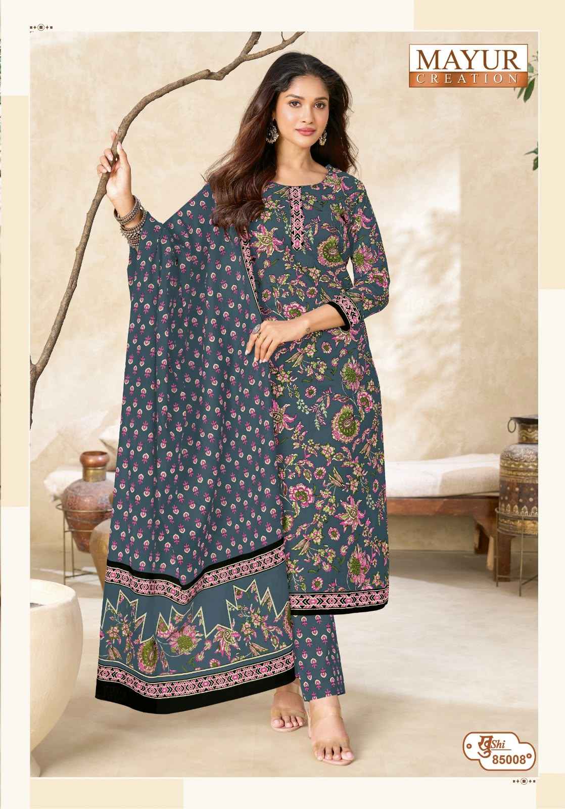 MAYUR KHUSHI VOL-85 PURE COTTON PRINTED DRESS MATERIAL