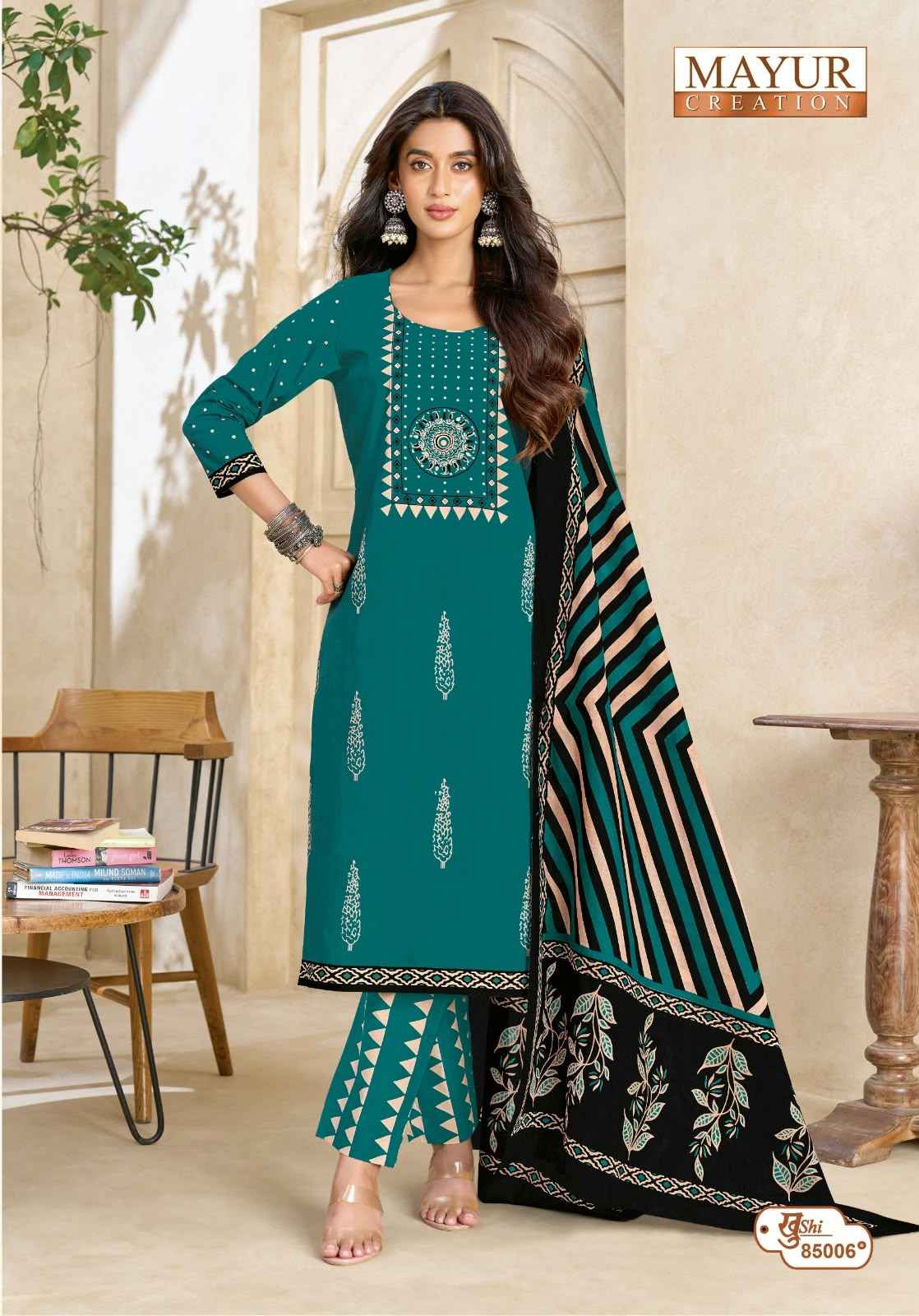 MAYUR KHUSHI VOL-85 PURE COTTON PRINTED DRESS MATERIAL