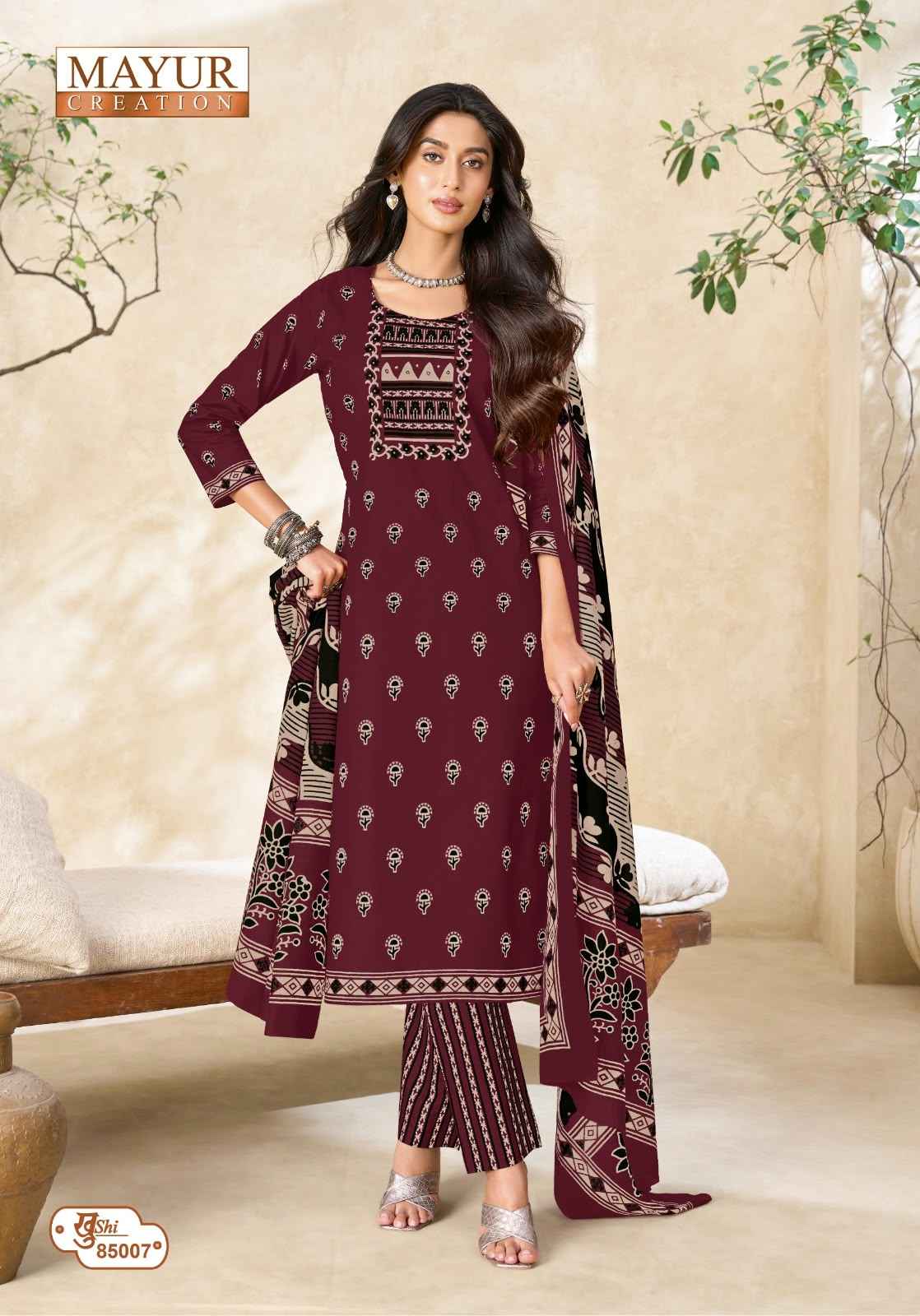 MAYUR KHUSHI VOL-85 PURE COTTON PRINTED DRESS MATERIAL
