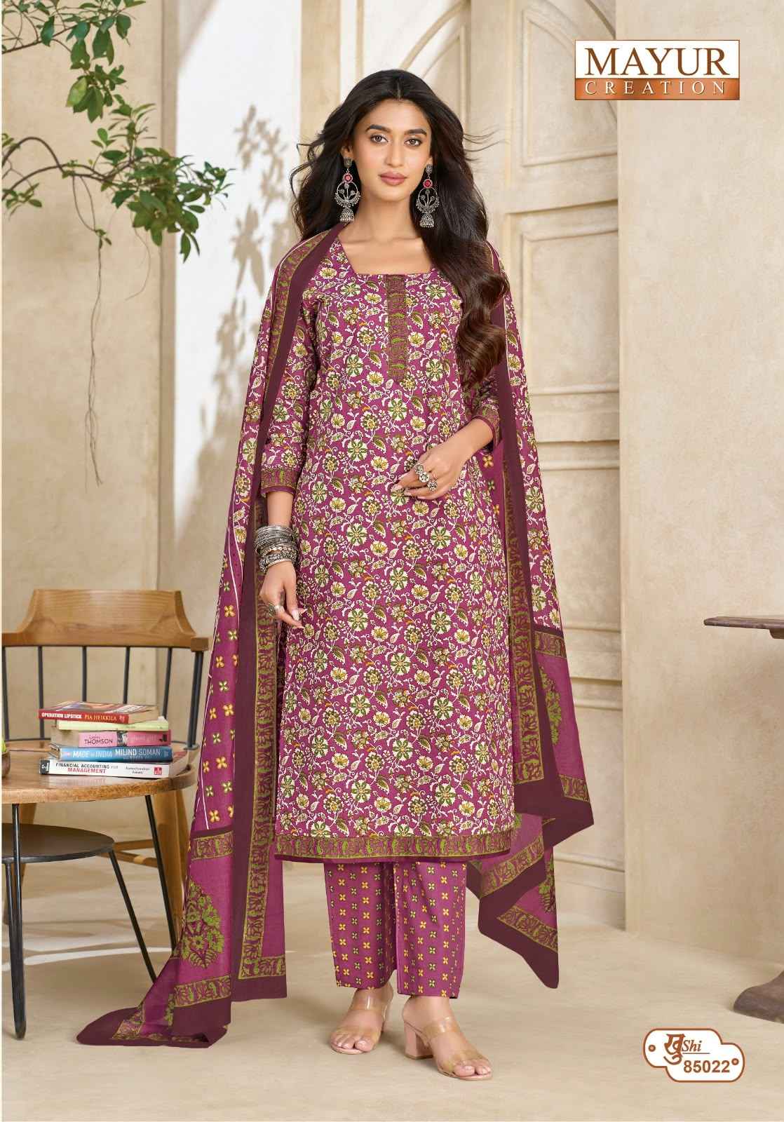 MAYUR KHUSHI VOL-85 PURE COTTON PRINTED DRESS MATERIAL