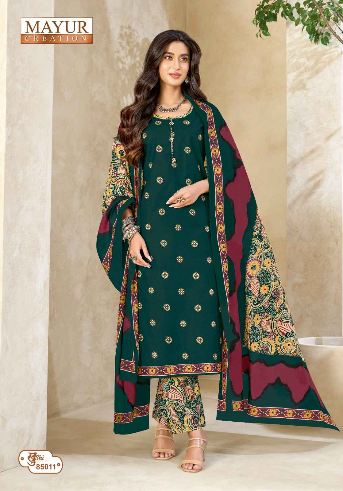 MAYUR KHUSHI VOL-85 PURE COTTON PRINTED DRESS MATERIAL