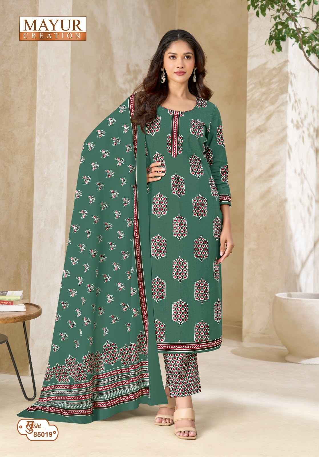 MAYUR KHUSHI VOL-85 PURE COTTON PRINTED DRESS MATERIAL