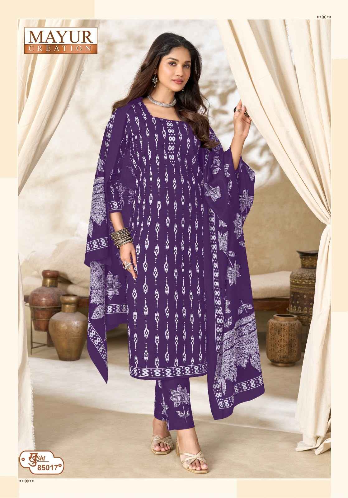 MAYUR KHUSHI VOL-85 PURE COTTON PRINTED DRESS MATERIAL